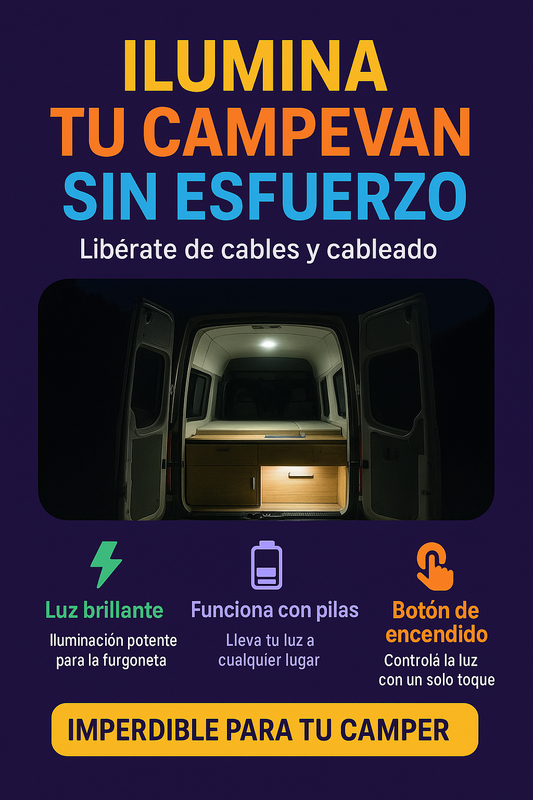 Luz LED Inalámbrica con Mando